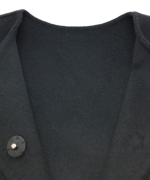 machatt（マチャット）machatt (マチャット) リバーウールベスト ブラック サイズ:FREEの古着・服飾アイテム