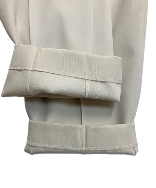 AURALEE（オーラリー）AURALEE (オーラリー) Ron Herman (ロンハーマン) サマーウールイージースラックスパンツ アイボリーの古着・服飾アイテム