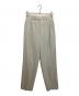 AURALEE（オーラリー）の古着「サマーウールイージースラックスパンツ」｜アイボリー