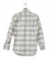 THOM BROWNE. NEW YORK (トムブラウン ニューヨーク) チェックシャツ ホワイト サイズ:size1：4500円