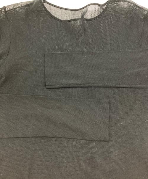 Plage（プラージュ）Plage (プラージュ) Mesh Sheer ロンT ブラック サイズ:Freeの古着・服飾アイテム