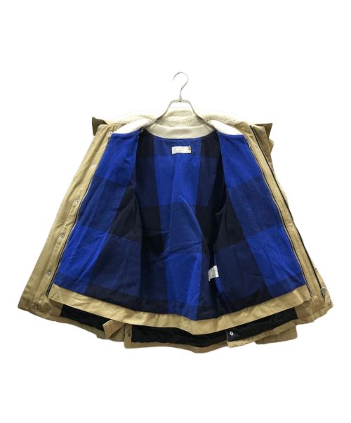 maison kitsune（メゾンキツネ）maison kitsune (メゾンキツネ) 中綿サファリジャケット ベージュ サイズ:Sの古着・服飾アイテム