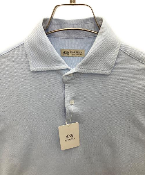 SOVEREIGN（ソブリン）SOVEREIGN (ソブリン) ポロシャツ スカイブルー サイズ:S 未使用品の古着・服飾アイテム