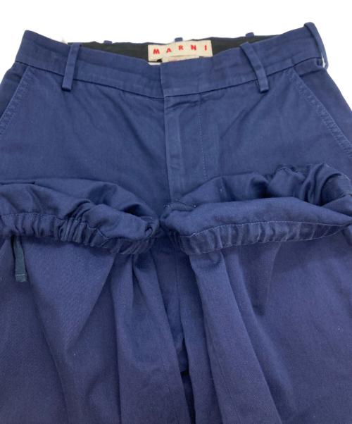 MARNI（マルニ）MARNI (マルニ) コットンパンツ ネイビー サイズ:38の古着・服飾アイテム