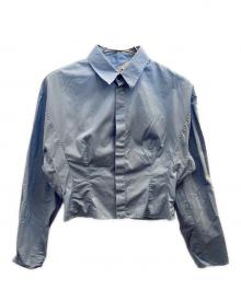 MARNI（マルニ）の古着「コットンポプリンクロップドシャツ」｜ライトブルー