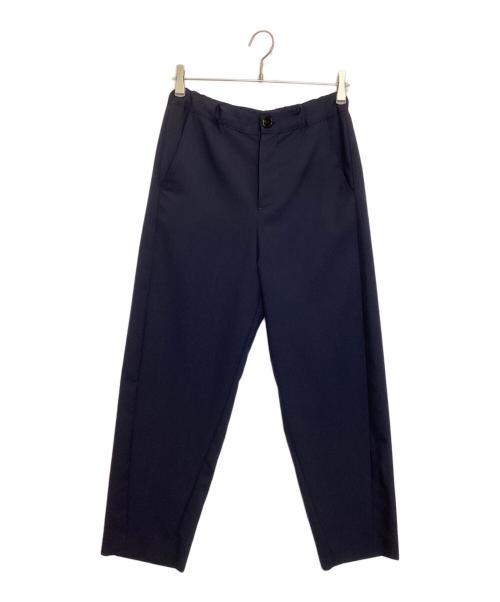 MARNI（マルニ）MARNI (マルニ) ウールトロピカル テーパードパンツ ネイビー サイズ:38の古着・服飾アイテム