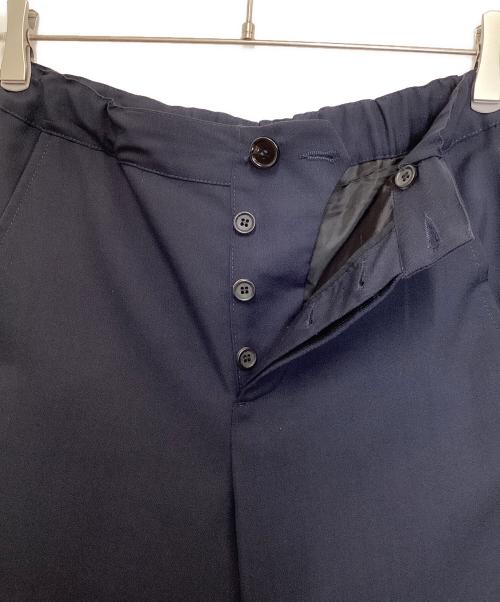 MARNI（マルニ）MARNI (マルニ) ウールトロピカル テーパードパンツ ネイビー サイズ:38の古着・服飾アイテム