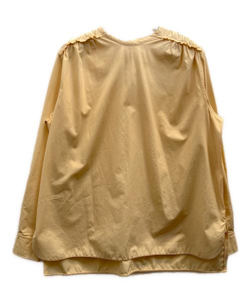 MARNI（マルニ）MARNI (マルニ) コットンポプリン ギャザーショルダーブラウス ベージュ サイズ:40の古着・服飾アイテム