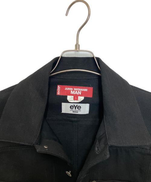 eYe COMME des GARCONS JUNYAWATANABE MAN（アイ コム デ ギャルソン ジュンヤ ワタナベ マン）eYe COMME des GARCONS JUNYAWATANABE MAN (アイ コム デ ギャルソン ジュンヤ ワタナベ マン) LEVI'S (リーバイス) 綿デニム×ウールサージ ブラック サイズ:Sの古着・服飾アイテム