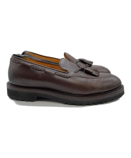 nano・universe（ナノ・ユニバース）nano・universe (ナノ・ユニバース) W.H (ダブルエイチ) タッセルシューズ ブラウン サイズ:8の古着・服飾アイテム