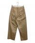 LOEFF (ロエフ) コットンツイル 2タック チノパンツ ベージュ サイズ:2：8000円