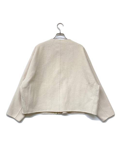 uncrave（アンクレイヴ）uncrave (アンクレイヴ) リバー ショートコート オフホワイト サイズ:1の古着・服飾アイテム