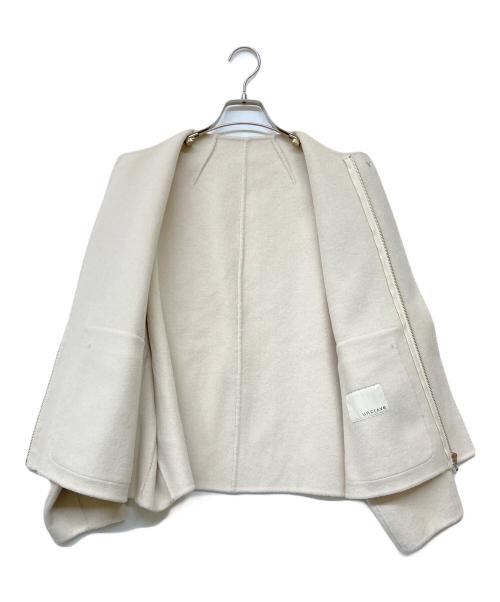 uncrave（アンクレイヴ）uncrave (アンクレイヴ) リバー ショートコート オフホワイト サイズ:1の古着・服飾アイテム