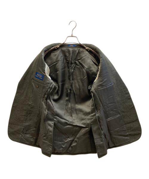 POLO RALPH LAUREN（ポロ・ラルフローレン）POLO RALPH LAUREN (ポロ・ラルフローレン) テーラードジャケット オリーブ サイズ:36Sの古着・服飾アイテム
