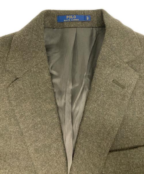 POLO RALPH LAUREN（ポロ・ラルフローレン）POLO RALPH LAUREN (ポロ・ラルフローレン) テーラードジャケット オリーブ サイズ:36Sの古着・服飾アイテム