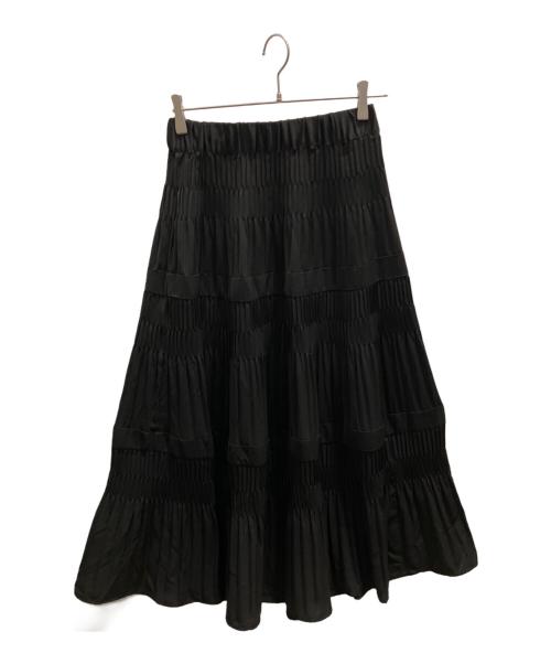 JOURNAL STANDARD（ジャーナルスタンダード）JOURNAL STANDARD (ジャーナルスタンダード) ミニプリーツティアードスカート ブラック サイズ:38の古着・服飾アイテム