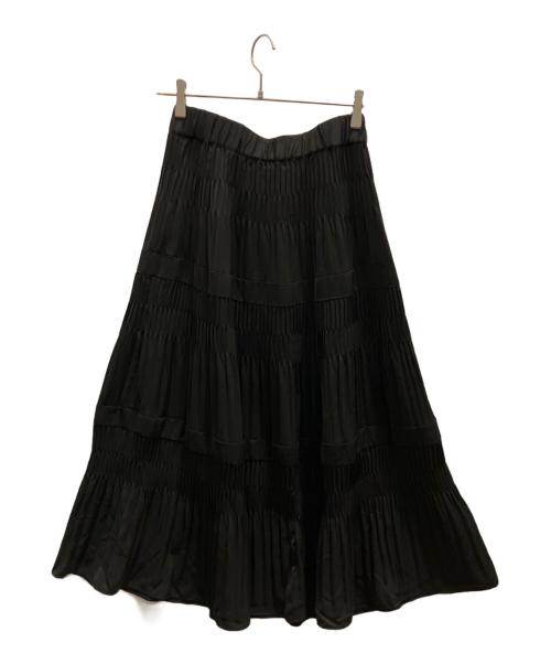 JOURNAL STANDARD（ジャーナルスタンダード）JOURNAL STANDARD (ジャーナルスタンダード) ミニプリーツティアードスカート ブラック サイズ:38の古着・服飾アイテム