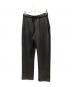 entire studios（エンタイアスタジオ）の古着「STRAIGHT LEG PANT」｜ブラック