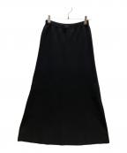 FRAMeWORKフレームワーク）の古着「ウォッシャブルスムースフレアスカート」｜ブラック