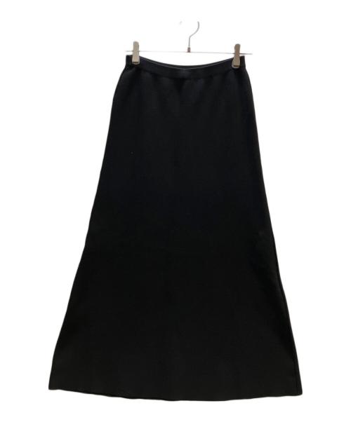FRAMeWORK（フレームワーク）FRAMeWORK (フレームワーク) ウォッシャブルスムースフレアスカート ブラック サイズ:36の古着・服飾アイテム