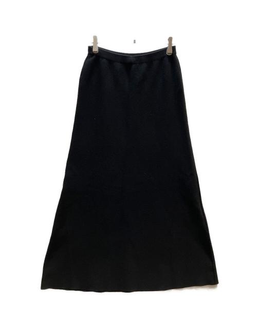 FRAMeWORK（フレームワーク）FRAMeWORK (フレームワーク) ウォッシャブルスムースフレアスカート ブラック サイズ:36の古着・服飾アイテム