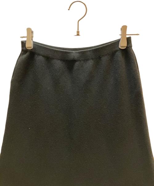 FRAMeWORK（フレームワーク）FRAMeWORK (フレームワーク) ウォッシャブルスムースフレアスカート ブラック サイズ:36の古着・服飾アイテム