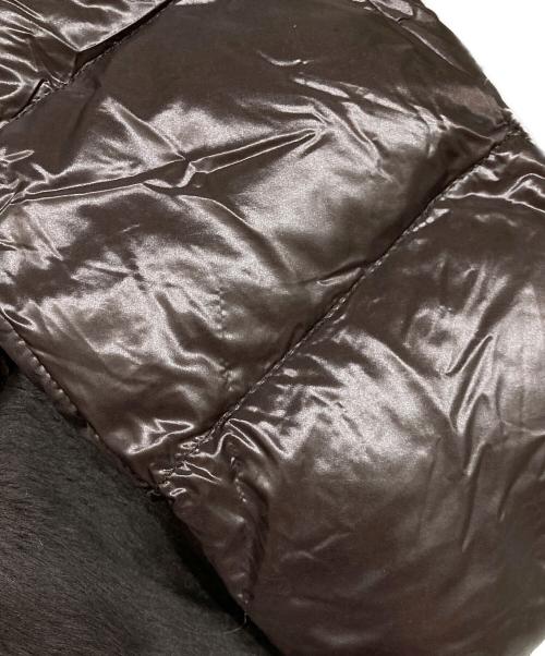 HERNO（ヘルノ）HERNO (ヘルノ) エコファー切替 ダウンジャケット ブラウン サイズ:42の古着・服飾アイテム