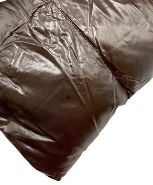 HERNO（ヘルノ）HERNO (ヘルノ) エコファー切替 ダウンジャケット ブラウン サイズ:42の古着・服飾アイテム