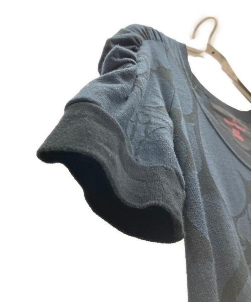 Vivienne Westwood RED LABEL（ヴィヴィアンウエストウッドレッドレーベル）Vivienne Westwood RED LABEL (ヴィヴィアンウエストウッドレッドレーベル) ジャガードニットワンピース ネイビー サイズ:SIZE2の古着・服飾アイテム