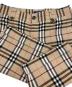 中古・古着 BURBERRY BLUE LABEL (バーバリーロンドンブルーレーベル) ノヴァチェックハーフパンツ ベージュ サイズ:SIZE 36：5000円