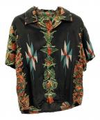 KAPITALキャピタル）の古着「アロハシャツ」｜ブラック