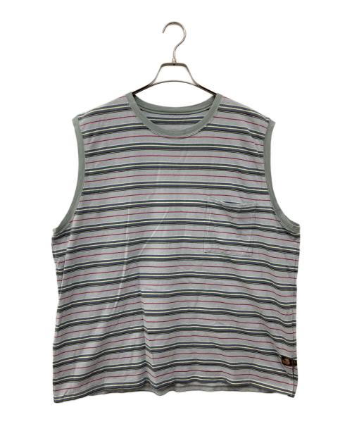 KAPITAL（キャピタル）KAPITAL (キャピタル) タンクトップ ブルー サイズ:3の古着・服飾アイテム
