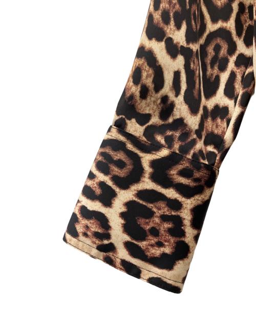 EQUIPMENT（エキップモン）EQUIPMENT (エキップモン) レオパード柄シャツ ブラウン サイズ:XSの古着・服飾アイテム