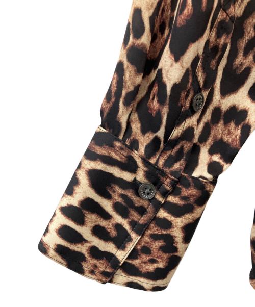 EQUIPMENT（エキップモン）EQUIPMENT (エキップモン) レオパード柄シャツ ブラウン サイズ:XSの古着・服飾アイテム