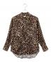 EQUIPMENT（エキップモン）の古着「レオパード柄シャツ」｜ブラウン