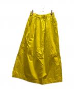 ORGANIC BY JOHN PATRICK×Ron Hermanオーガニック バイ ジョン パトリック×ロンハーマン）の古着「フレア マキシ スカート」｜イエロー