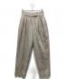 ETRE TOKYO（エトレトウキョウ）の古着「ウール混パンツ」｜ベージュ