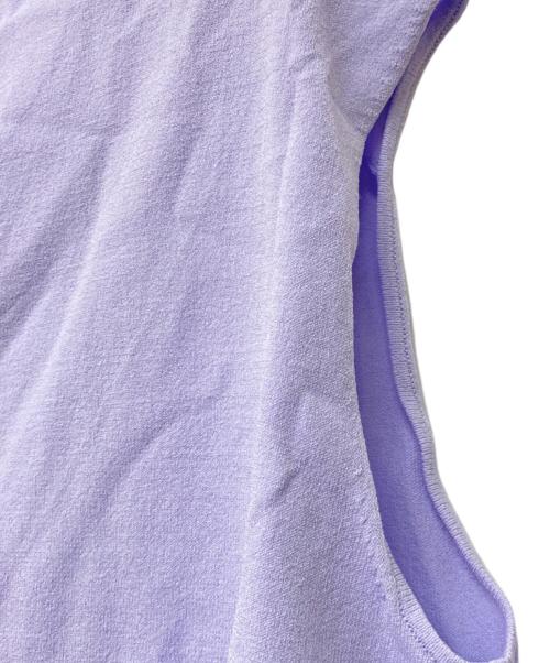 theory（セオリー）theory (セオリー) Wooster Crepe Knit Boat Neck Top ソフトアイリス サイズ:Sの古着・服飾アイテム