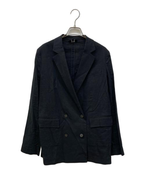 theory（セオリー）theory (セオリー) ダブルジャケット ブラック サイズ:Lの古着・服飾アイテム