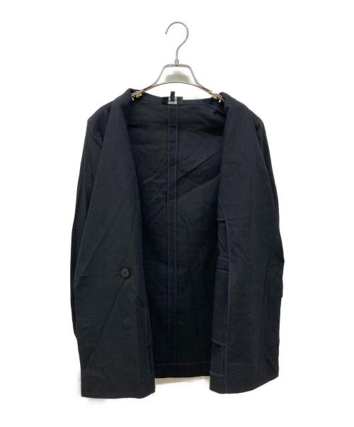 theory（セオリー）theory (セオリー) ダブルジャケット ブラック サイズ:Lの古着・服飾アイテム