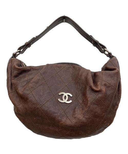 CHANEL（シャネル）CHANEL (シャネル) ワイルドステッチ バッグ ブラウンの古着・服飾アイテム