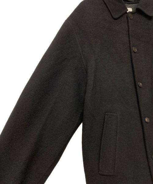 ATON（エイトン）ATON (エイトン) DOUBLE CASHMERE MELTON MEN SHORT COAT ブラック サイズ:4の古着・服飾アイテム