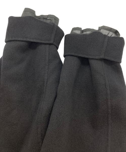 ATON（エイトン）ATON (エイトン) DOUBLE CASHMERE MELTON MEN SHORT COAT ブラック サイズ:4の古着・服飾アイテム