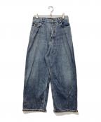 BALENCIAGAバレンシアガ）の古着「ワイド ルーズフィット デニム」｜インディゴ