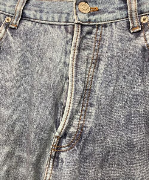 BALENCIAGA（バレンシアガ）BALENCIAGA (バレンシアガ) ワイド ルーズフィット デニム インディゴ サイズ:XXSの古着・服飾アイテム