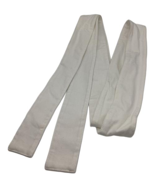 LOEWE（ロエベ）LOEWE (ロエベ) コットンデニムボウシャツ ホワイト サイズ:34の古着・服飾アイテム