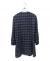 CHANEL (シャネル) ウール×シルクチェックワンピース ネイビー×グレー サイズ:38：290000円