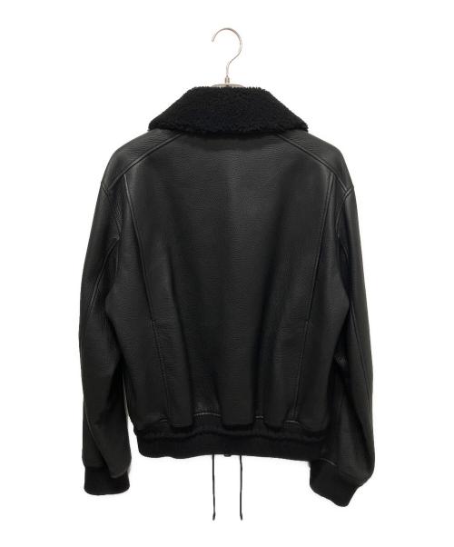 LOUIS VUITTON（ルイ ヴィトン）LOUIS VUITTON (ルイ ヴィトン) 24SS ディアスキン アビエーター ボア ボンバージャケット ブラック サイズ:52の古着・服飾アイテム