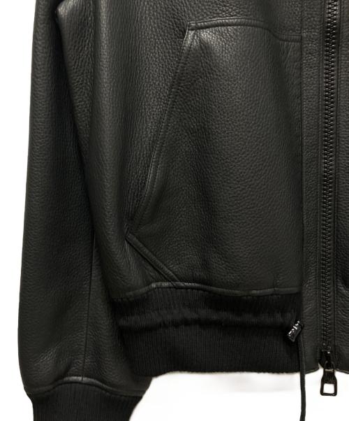 LOUIS VUITTON（ルイ ヴィトン）LOUIS VUITTON (ルイ ヴィトン) 24SS ディアスキン アビエーター ボア ボンバージャケット ブラック サイズ:52の古着・服飾アイテム