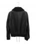 LOUIS VUITTON (ルイ ヴィトン) 24SS ディアスキン アビエーター ボア ボンバージャケット ブラック サイズ:52：380000円